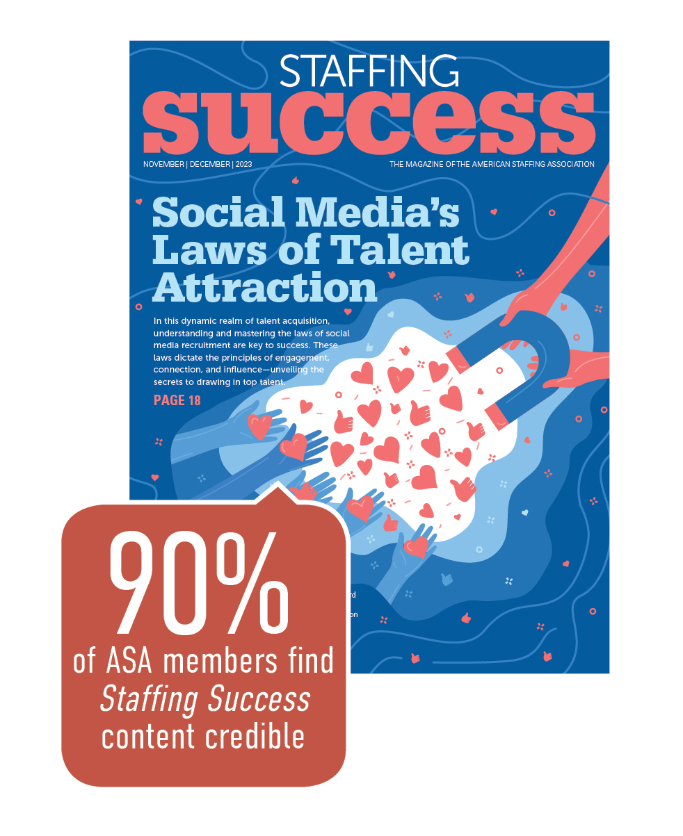 Staffing Success magazine
