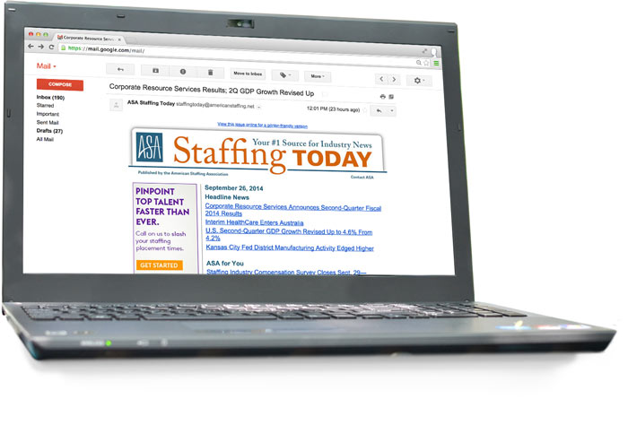 ASA Staffing Today Newsletter