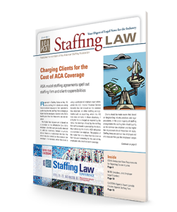 Staffing Law digest, 2014 No 3