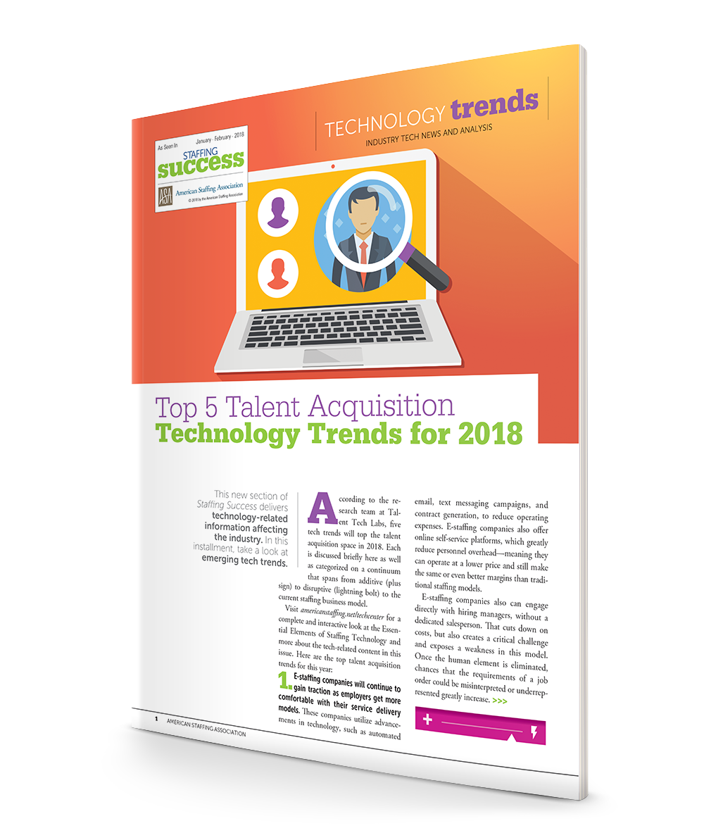 Top 5 Talent Acquisition Technology Trends for 2018