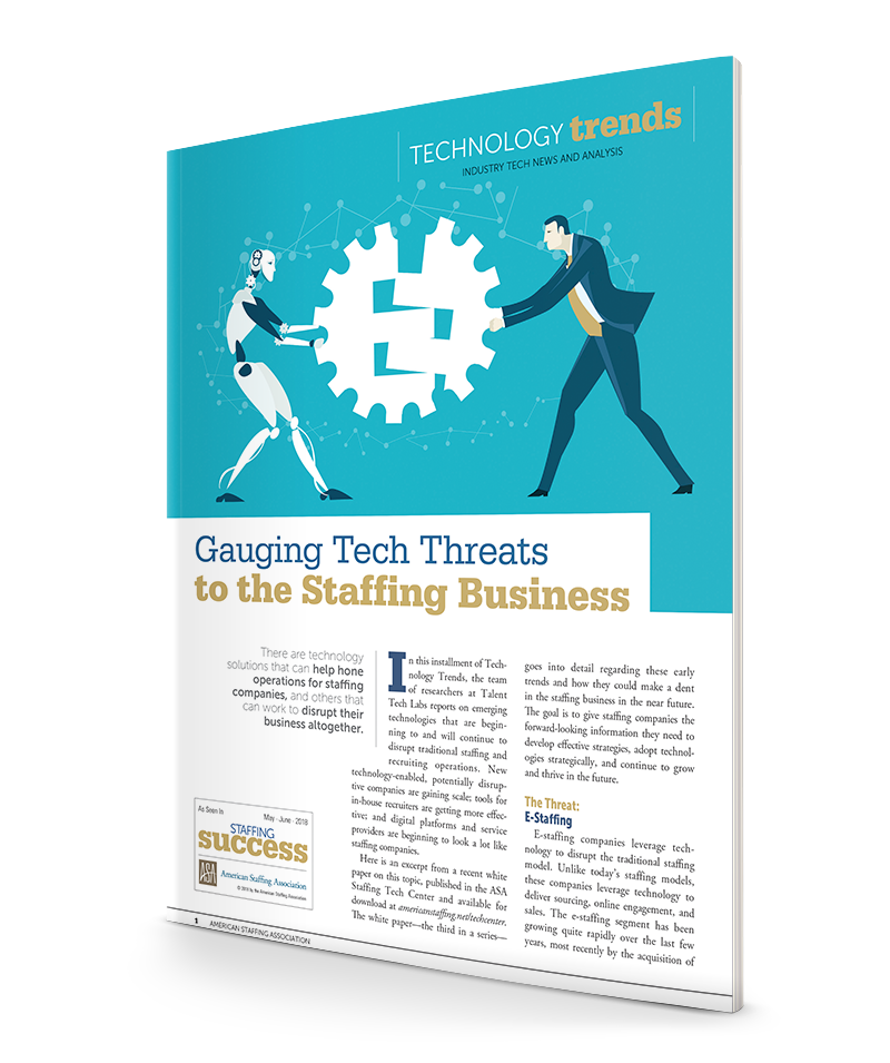 Gauging Tech Threats to the Staffing Business