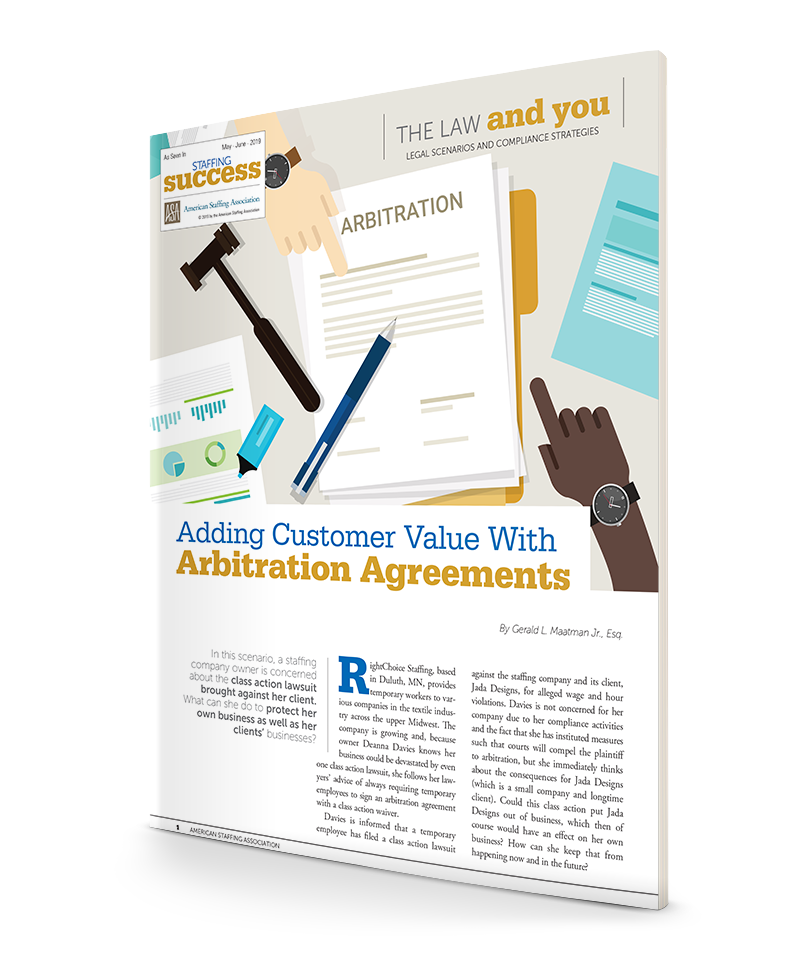 Adding Customer Value With Arbitration Agreements