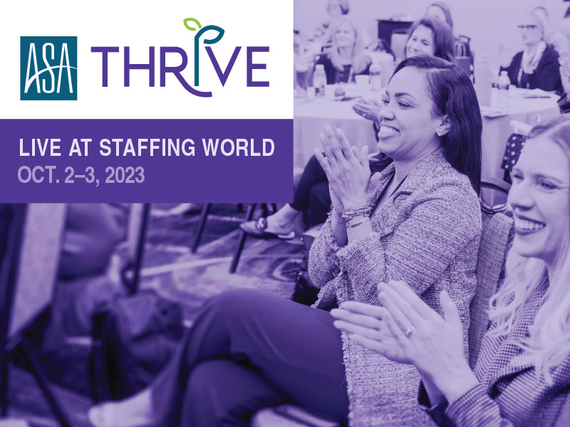 THRIVE LIVE at Staffing World 2023