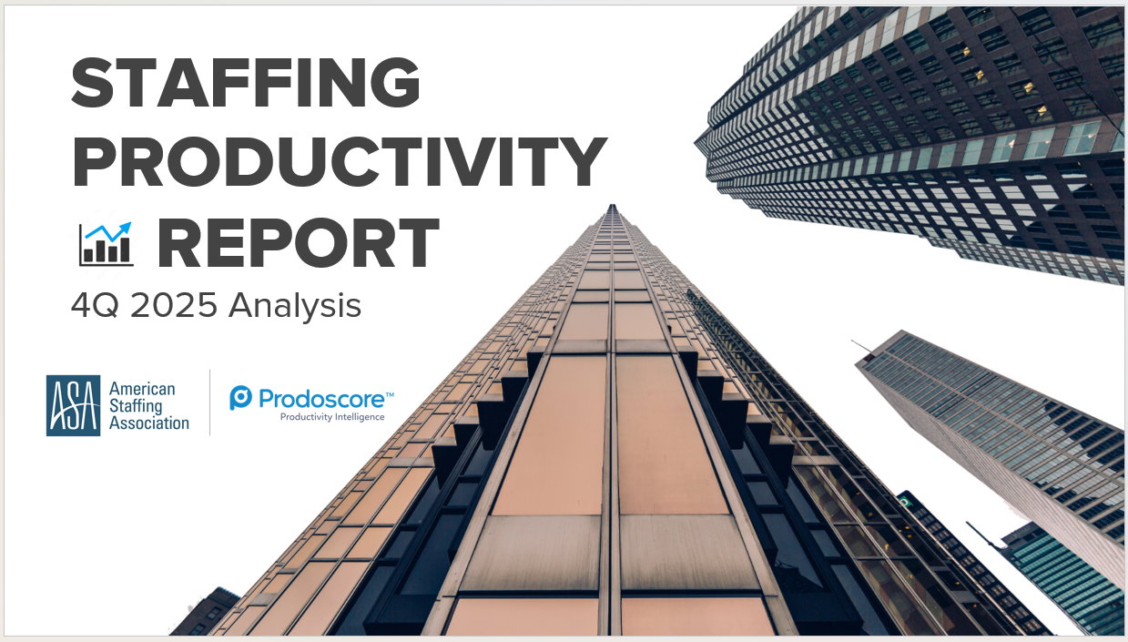 ASA-Prodoscore Staffing Productivity Report