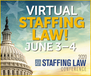 Virtual Staffing Law Conference: June 3-4 2020